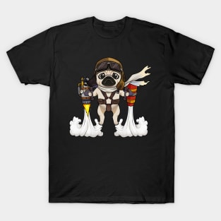 Pug Propel: The Skybound Adventures of Jet Pack Pug T-Shirt